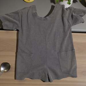 SHEIN EZwear Women's Round Neck Loose Short Sleeve T-Shirt Romper